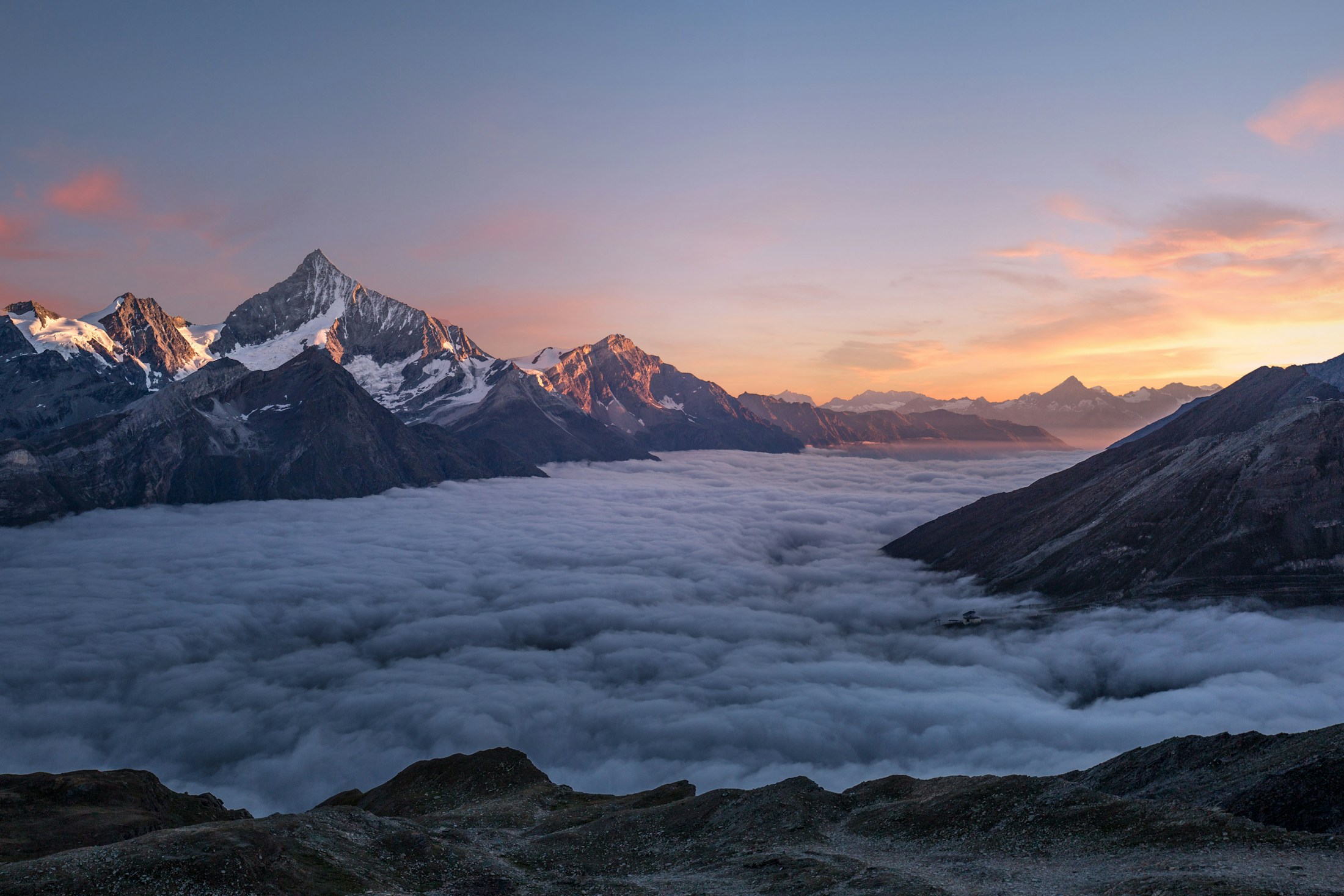 Chamonix mountain landscape