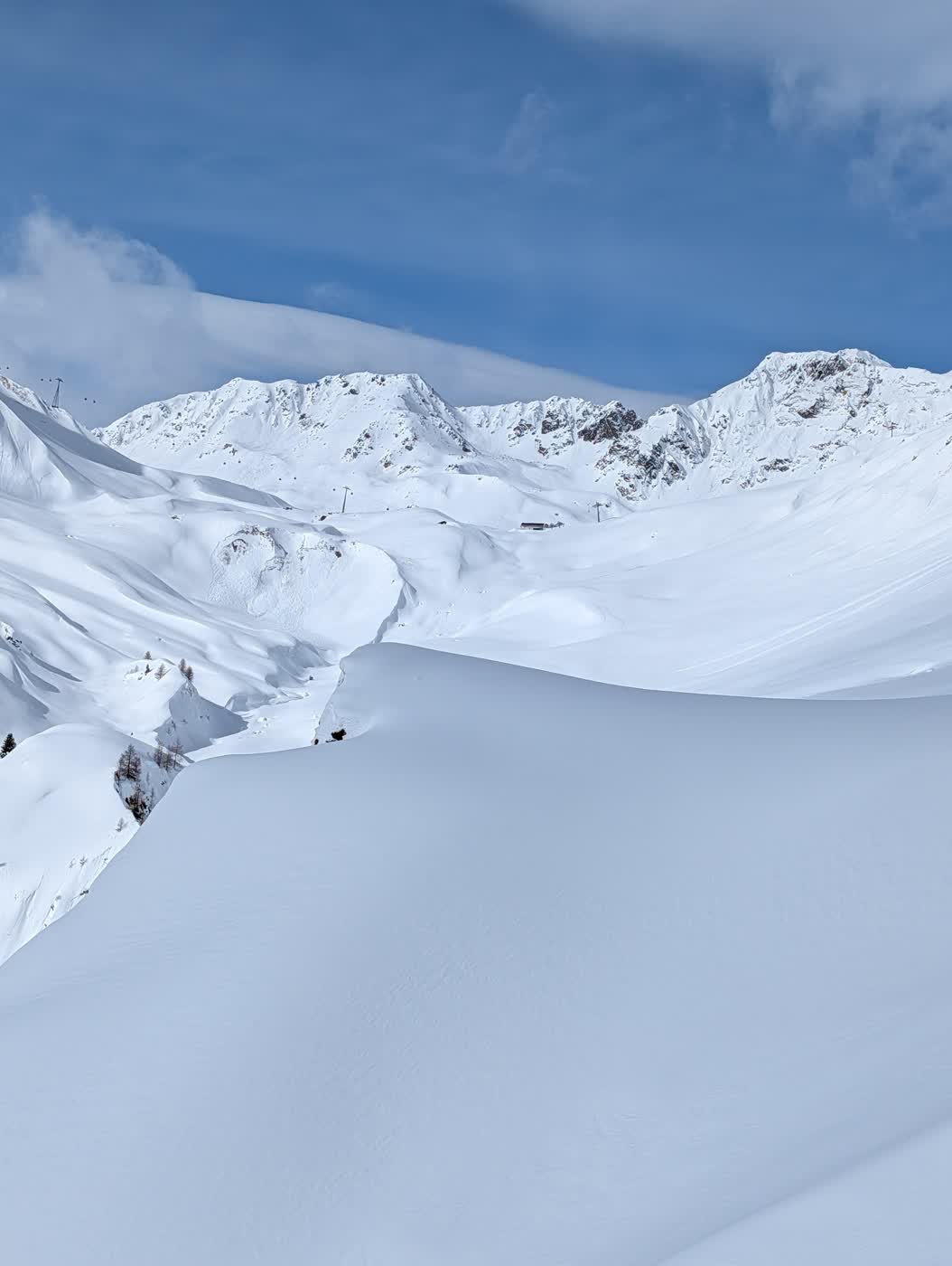 Untracked snow in Serfaus-Fiss-Ladis