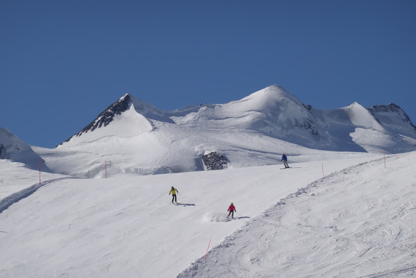 Open pistes in the Engadin